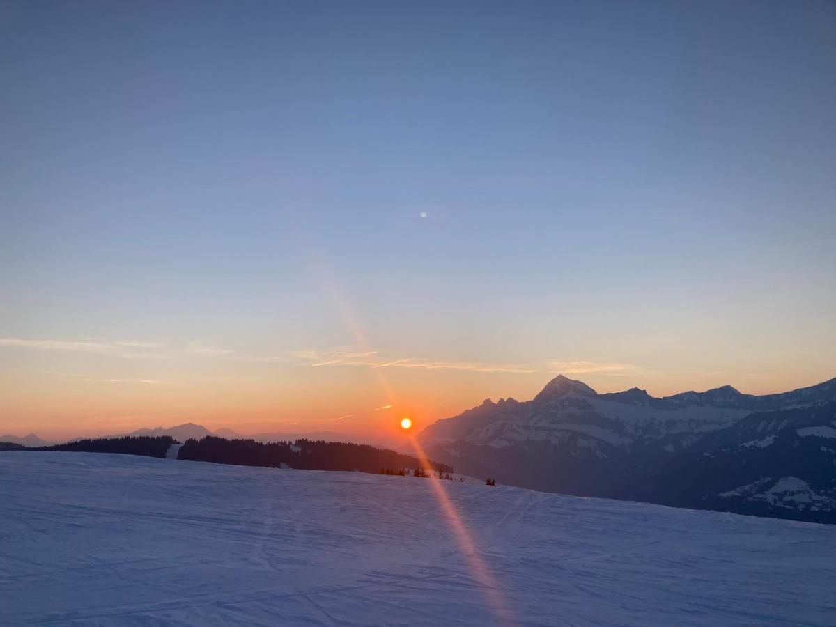 Demi Chalet Le Lachat Notre-Dame-de-Bellecombe Kültér fotó